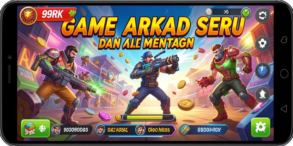 Screenshot gameplay 99RK yang penuh aksi dan tantangan.