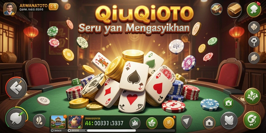 Tampilan gameplay seru dari ARWANATOTO di QiuQiu.