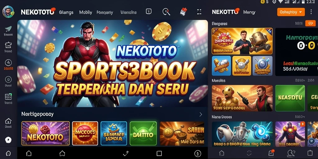 Tampilan menarik dari gameplay Sportsbook NEKOTOTO yang mengasyikkan.