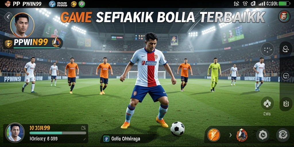 Tampilan gameplay PPWIN99 yang mendebarkan dan penuh aksi sepak bola.